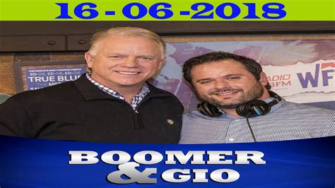 During Boomer & Gio Friday, the New York host argued that the last show before Christmas is always a special one. . Boomer and gio podcast